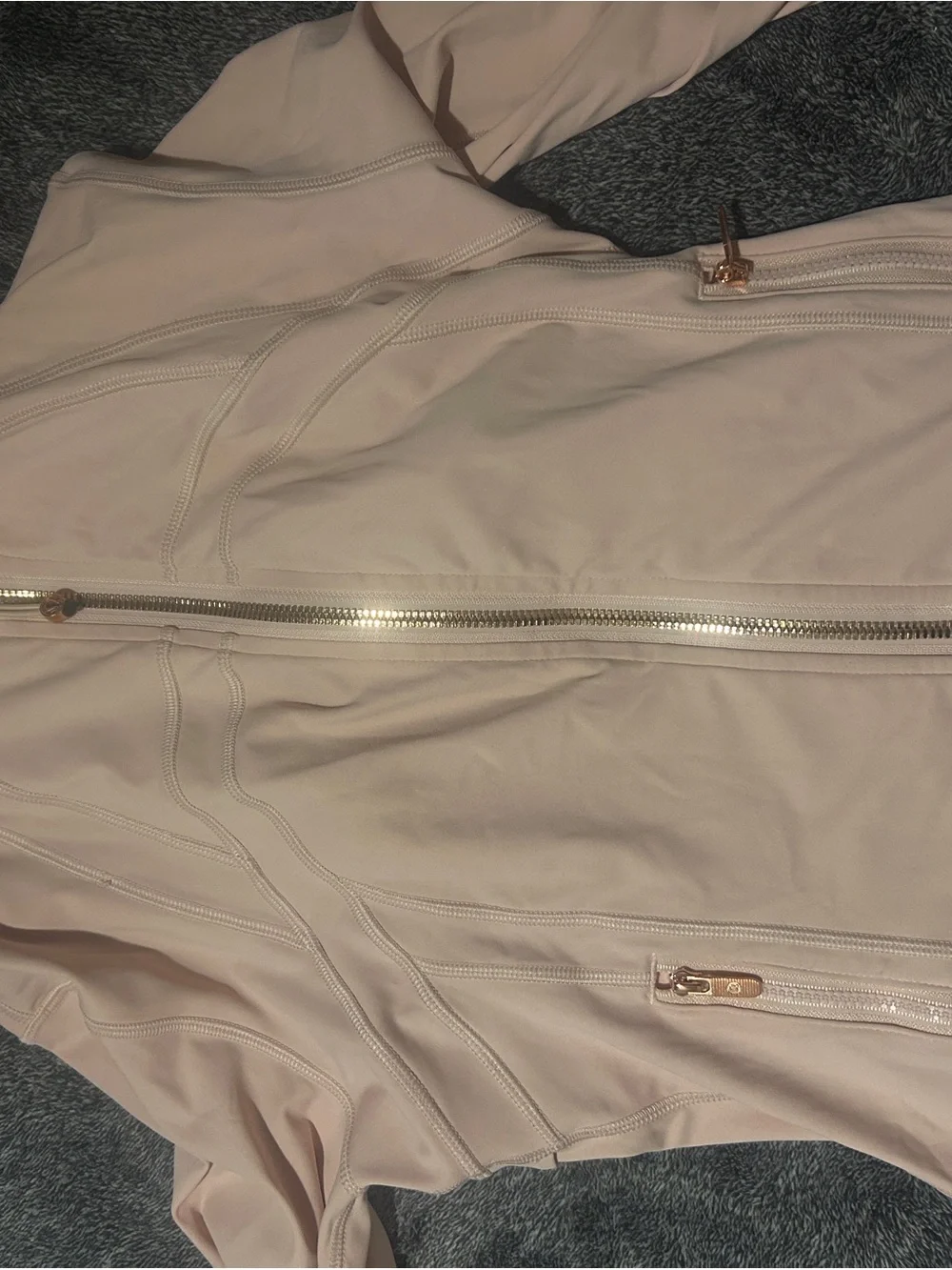 lululemon rosegold  Jacket with Rose Gold Hardware